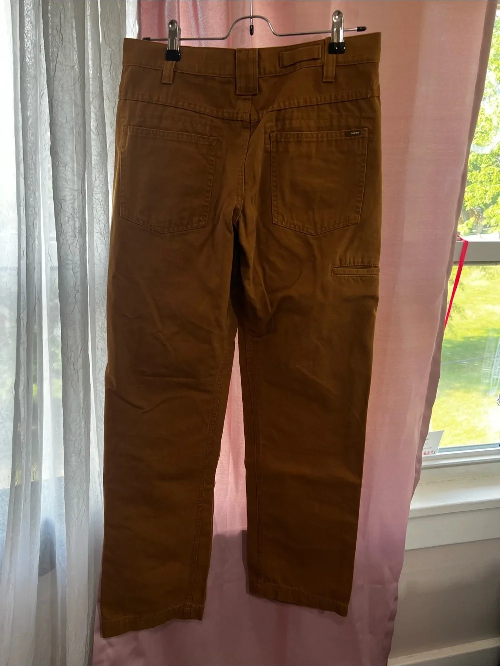 Men's Brown Utility Chino Pants - Durable Everyday Comfort